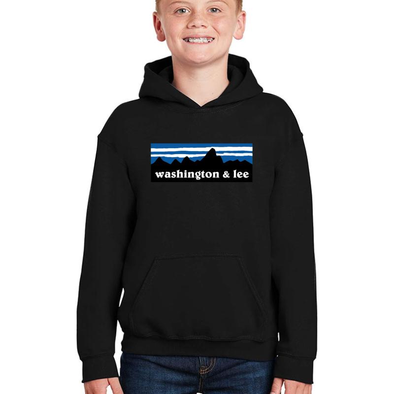 Washington And Lee University Youth Hooded Sweatshirt Boy Black