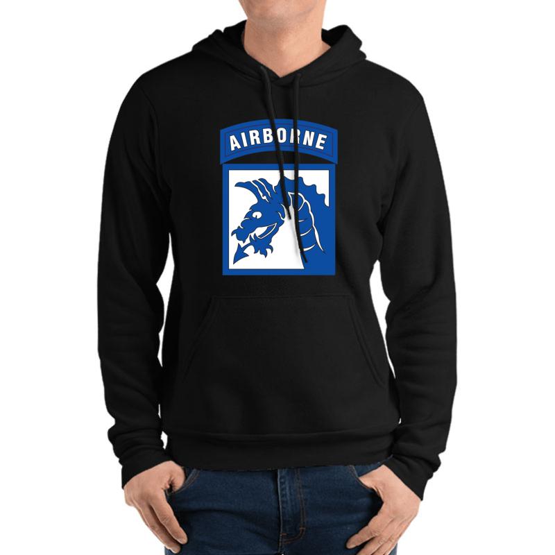 18Th Airborne Corps Unisex Hooded Sweatshirt Men Black