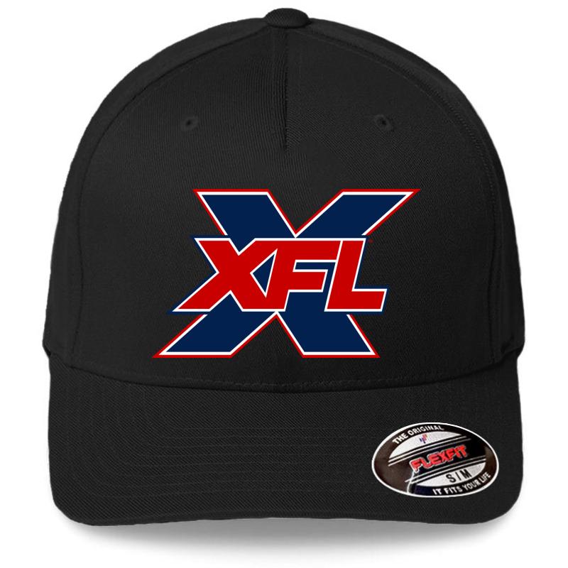 Xfl Flexfit Baseball Cap  Black