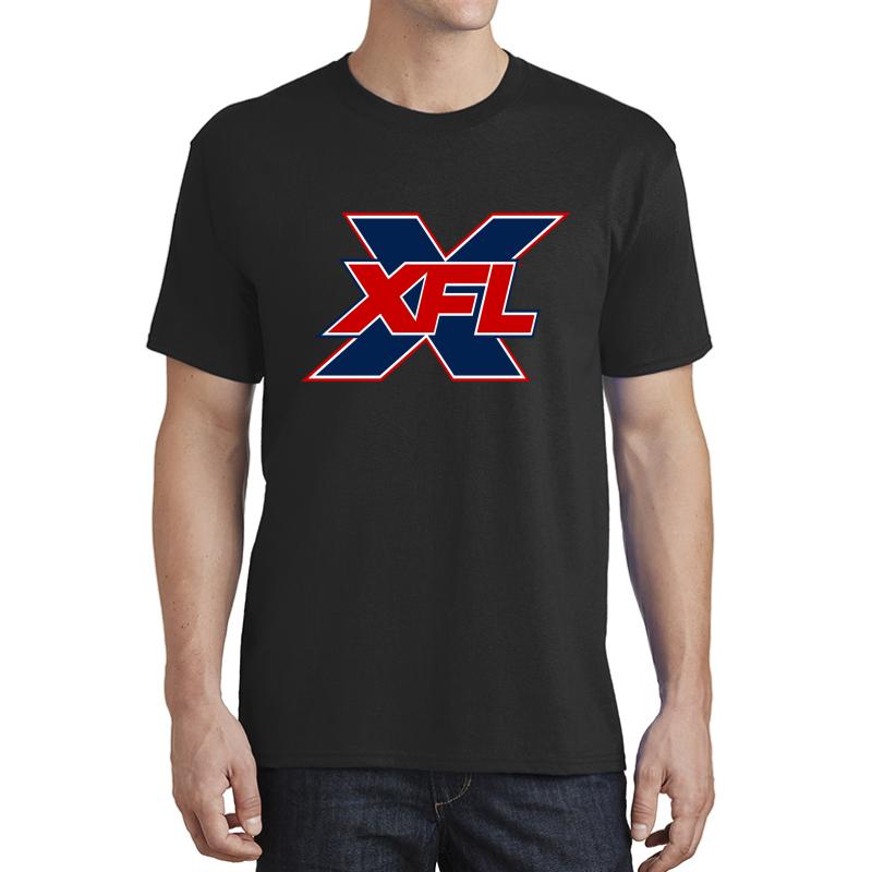 Xfl Unisex T-Shirt Men Black