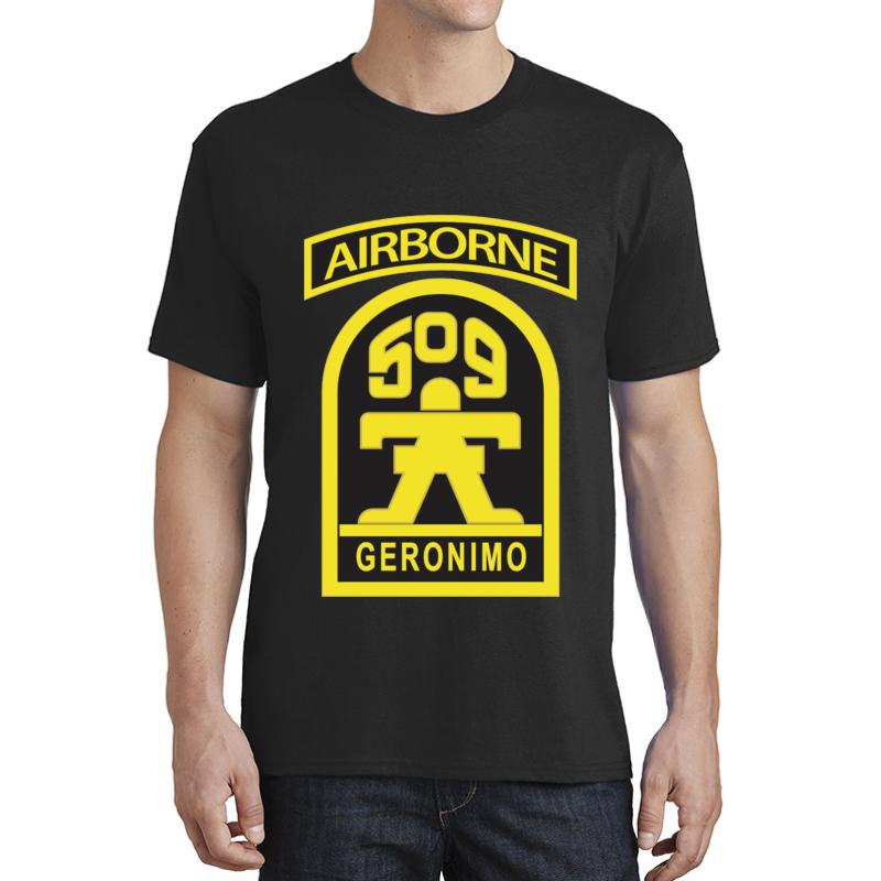 509Th Airborne Infantry Regiment Unisex T-Shirt Men Black