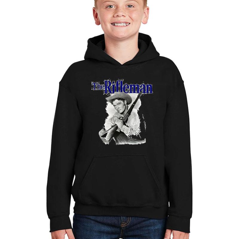 The Rifleman Youth Hooded Sweatshirt Boy Black