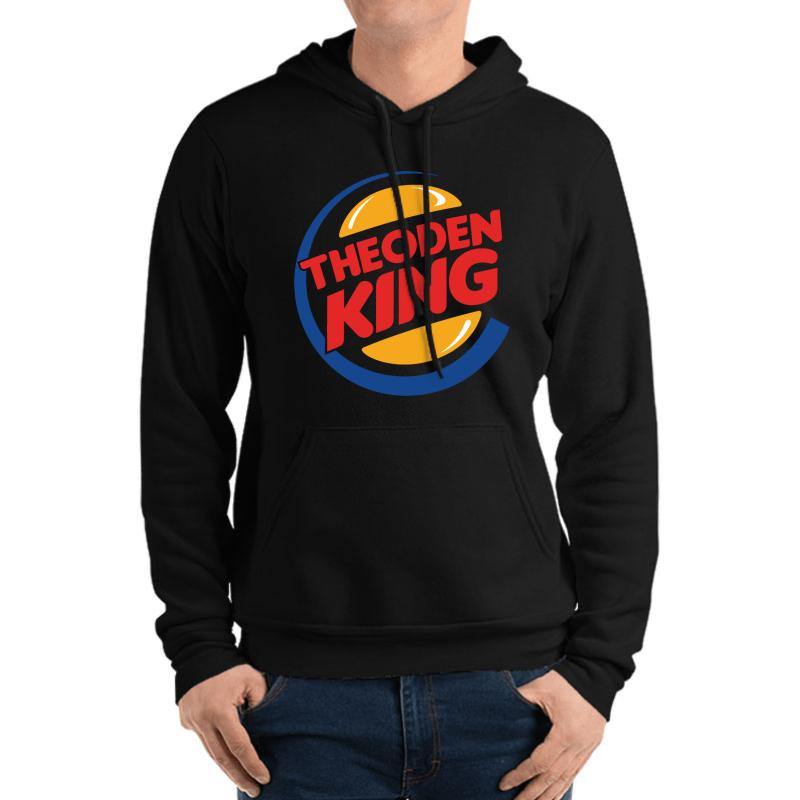 Theoden Burger King Unisex Hooded Sweatshirt Men Black