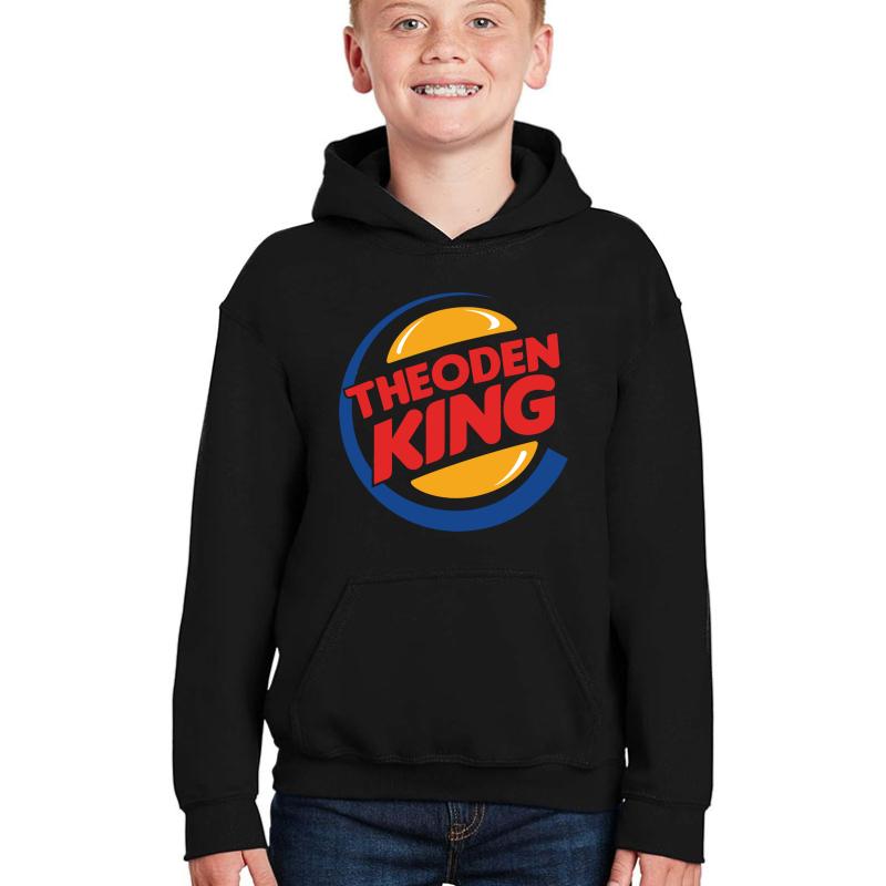 Theoden Burger King Youth Hooded Sweatshirt Boy Black