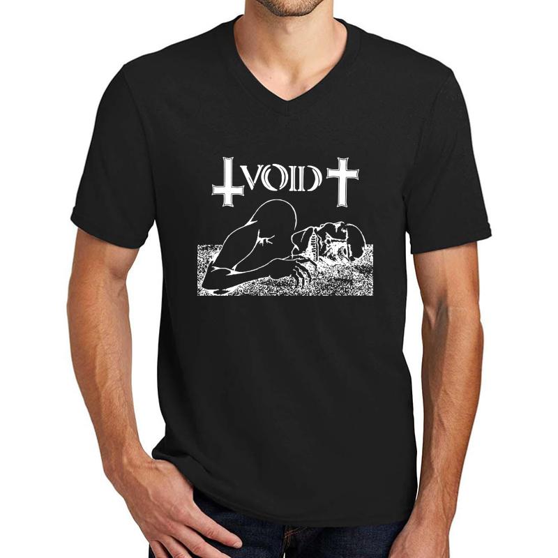 Void Band T Shirt Tee Unisex V-Neck T-Shirt Men Black