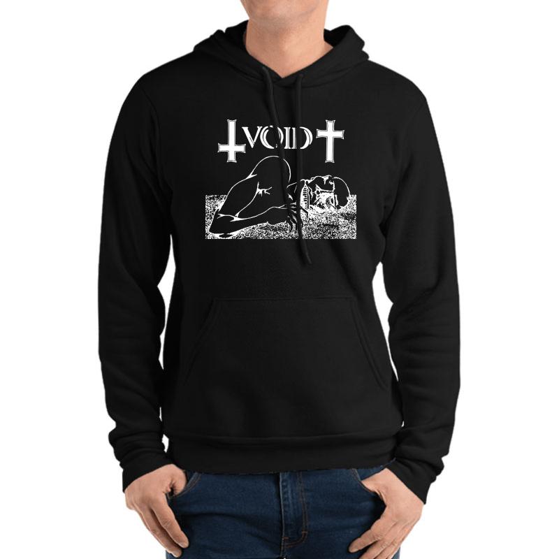 Void Band T Shirt Tee Unisex Hooded Sweatshirt Men Black