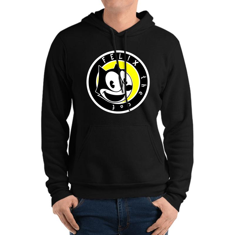 This Is Felix The Cat! Unisex Hooded Sweatshirt Men Black