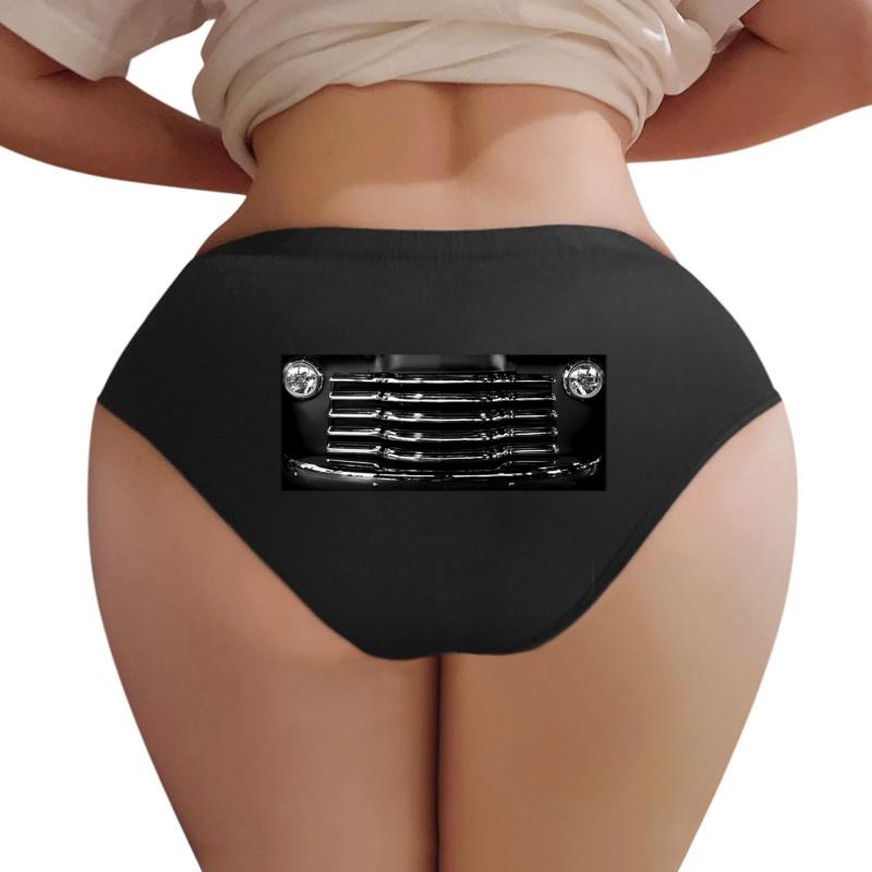 3100 Pickup Grille Detail Women Underwear Panties Women Black