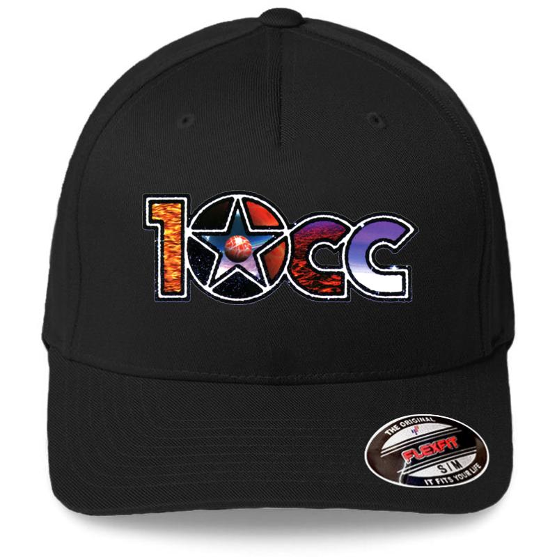 10Cc:Rock Legends Flexfit Baseball Cap  Black