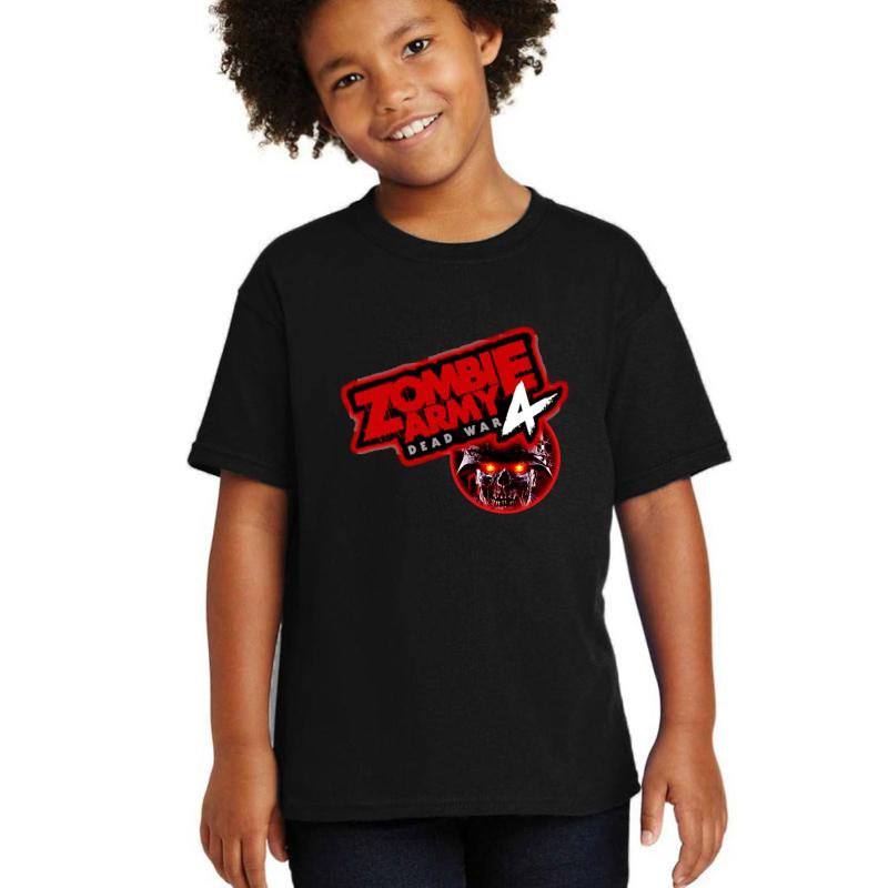 Zombie Army Youth T-Shirt Boy Black