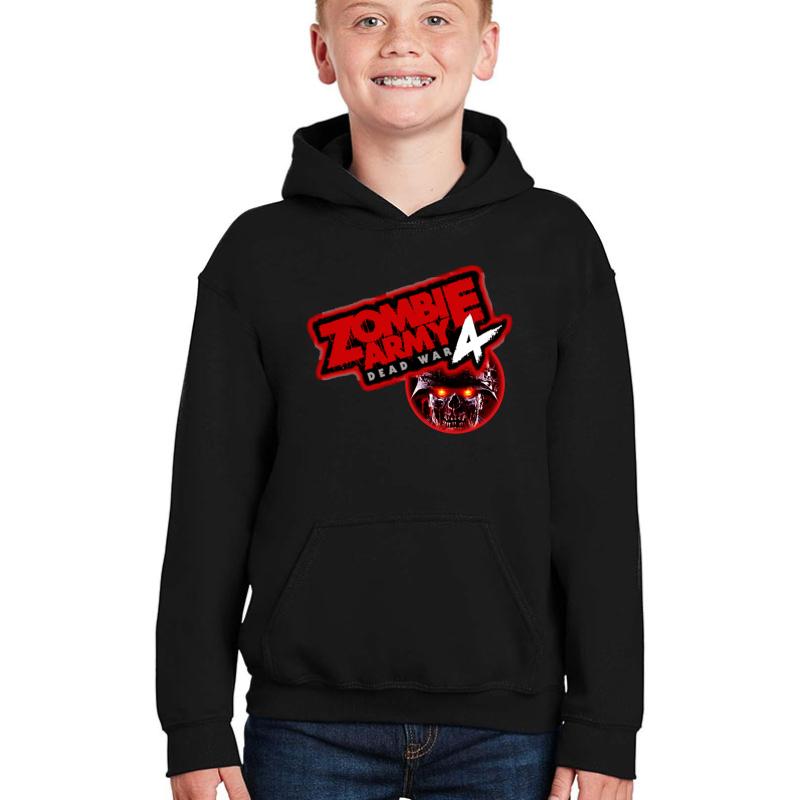 Zombie Army Youth Hooded Sweatshirt Boy Black