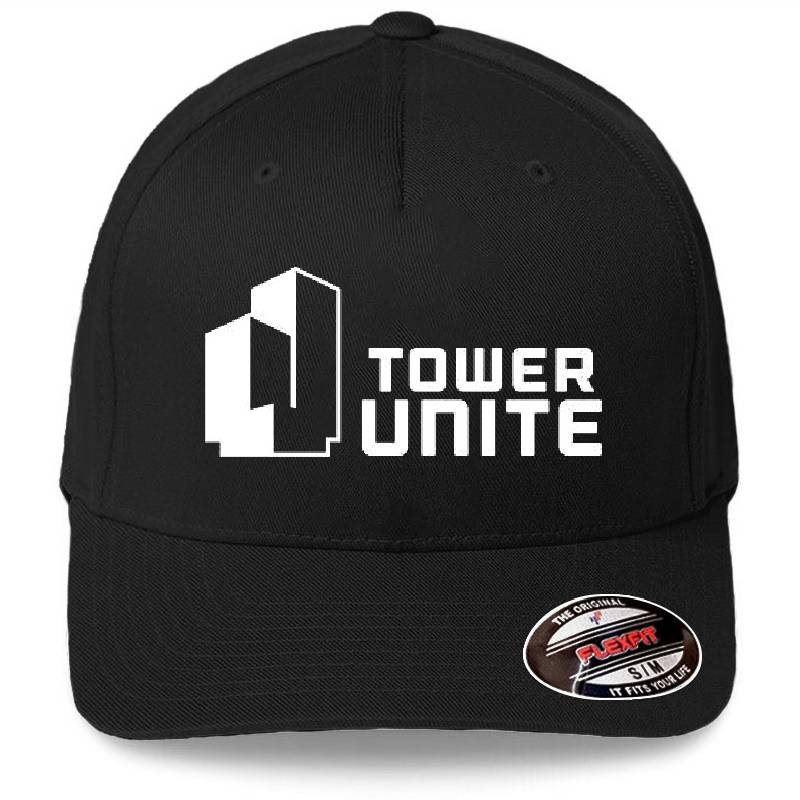 Tower Unite Logo White Unisex V-Neck T-Shirts