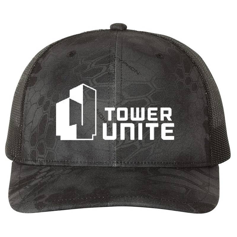 Tower Unite Logo White Unisex V-Neck T-Shirts