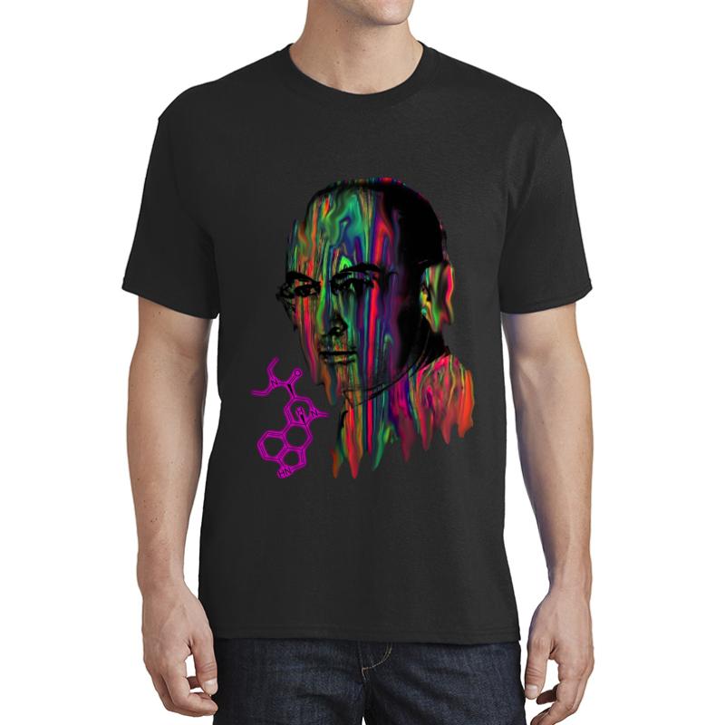 Albert Hoffman Lsd Portrait Unisex T-Shirt Men Black