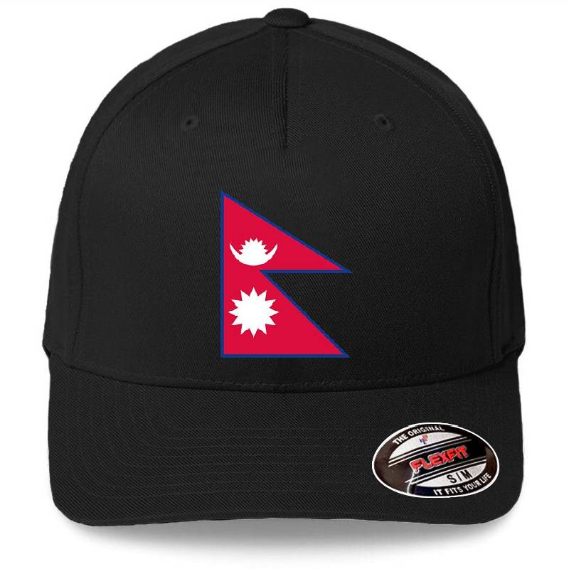 Nepal flag Premium Flat Bill Snapback Caps