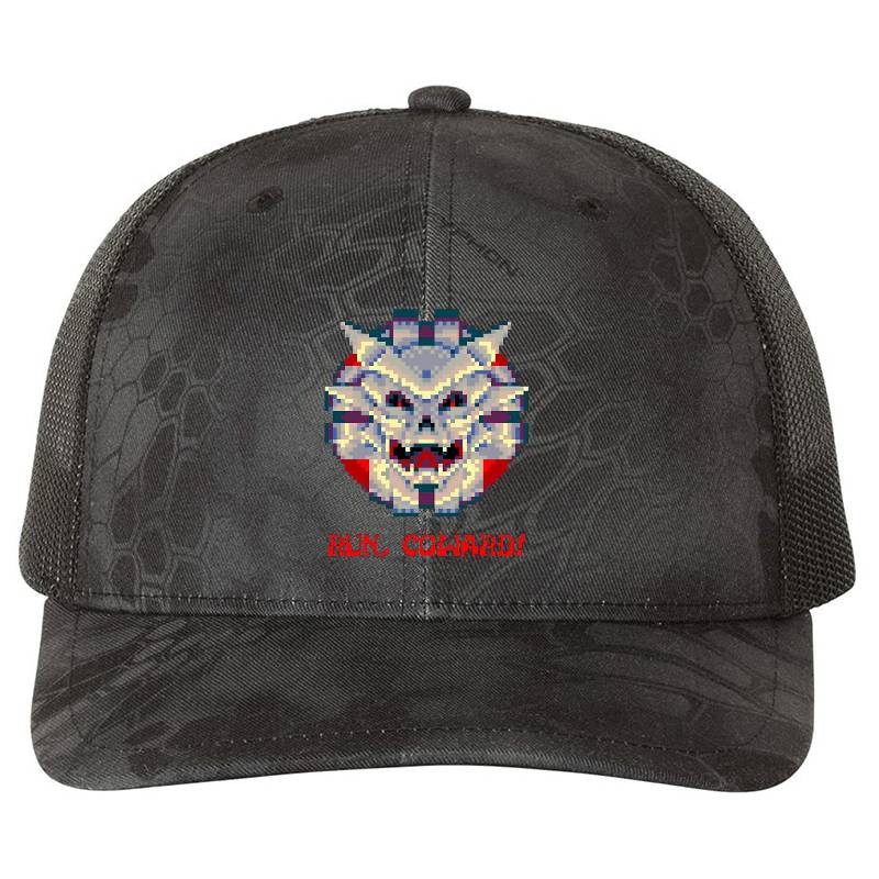 Run Coward! Premium Flat Bill Snapback Caps