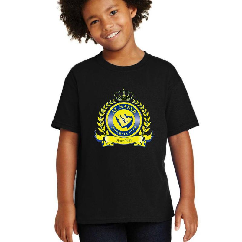 Al Nassr Fc Youth T-Shirt Boy Black