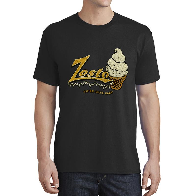 Zesto Drive-In Unisex T-Shirt Men Black