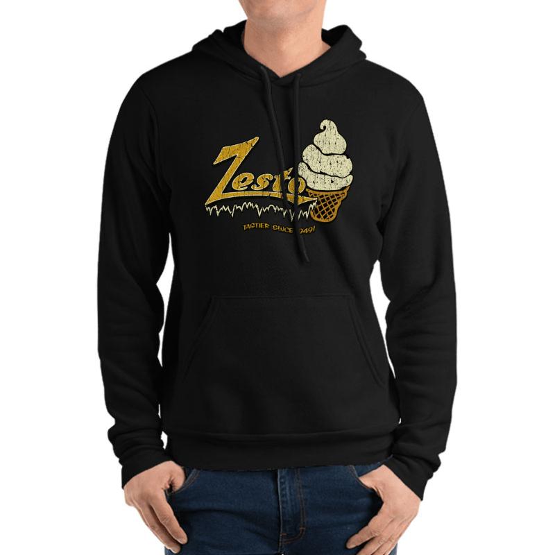 Zesto Drive-In Unisex Hooded Sweatshirt Men Black