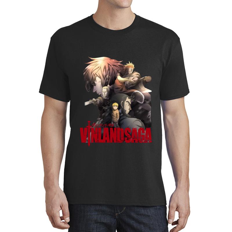 Vinland Saga Logo Unisex T-Shirt Men Black