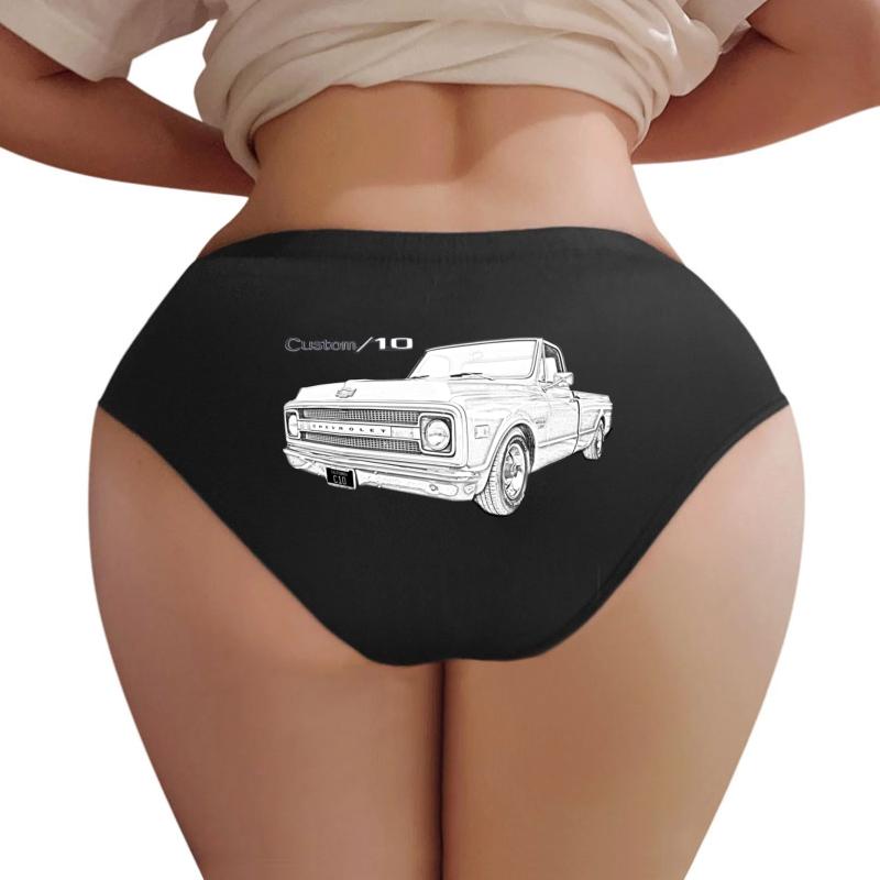 1970 C10 Women Underwear Panties Women Black