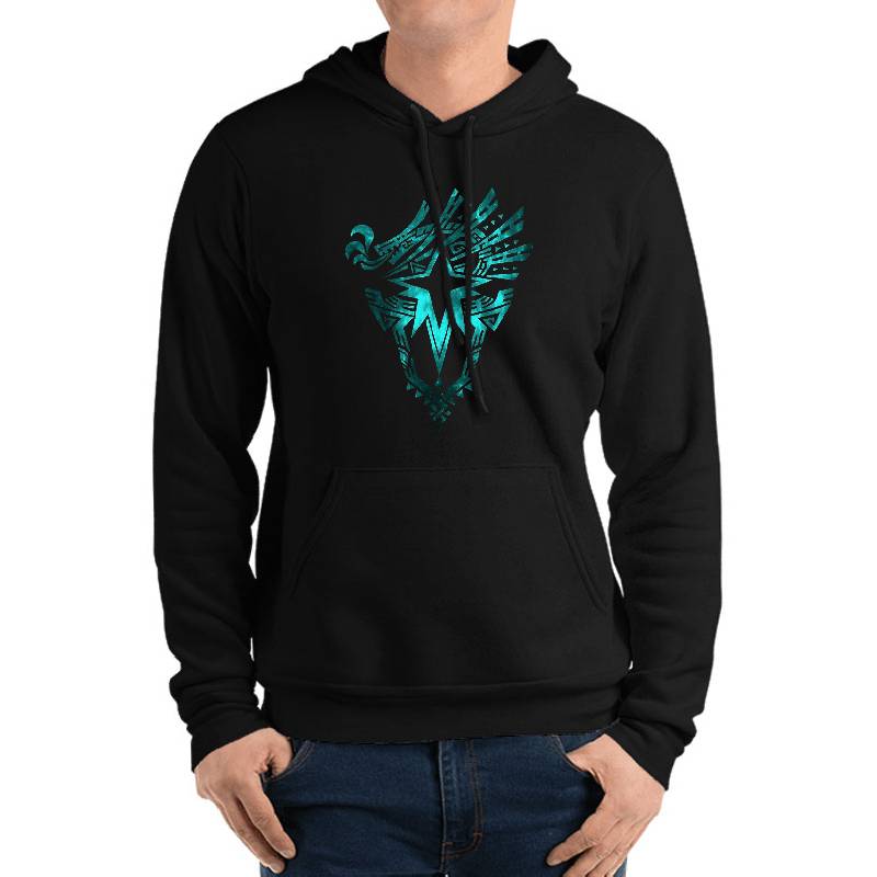 Monster Hunter World: Iceborne - Logo (Galaxy Design) Black Background Richardson Premium Trucker Snapback Caps