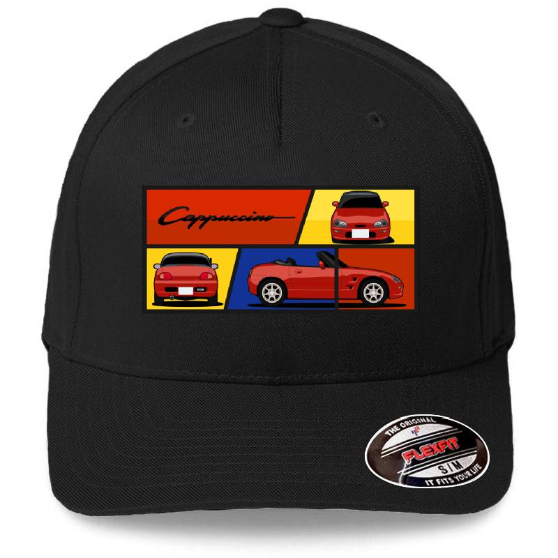 Cappuccino Kei Car Richardson Premium Trucker Snapback Caps