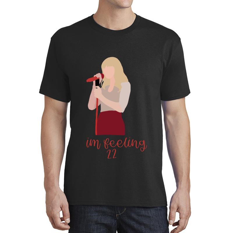 22 Taylor Swift Unisex T-Shirt Men Black