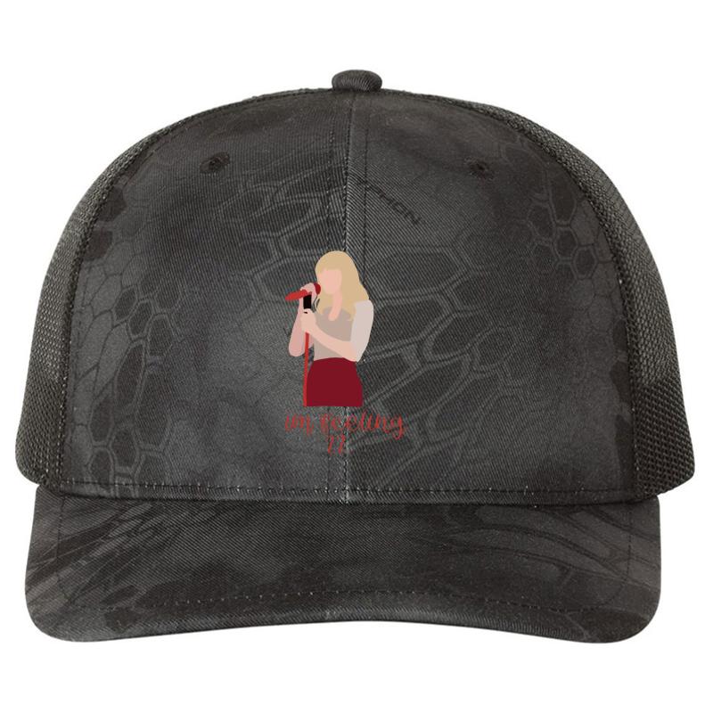 22 Taylor Swift Richardson Premium Trucker Snapback Cap  Kryptek Typhon Black