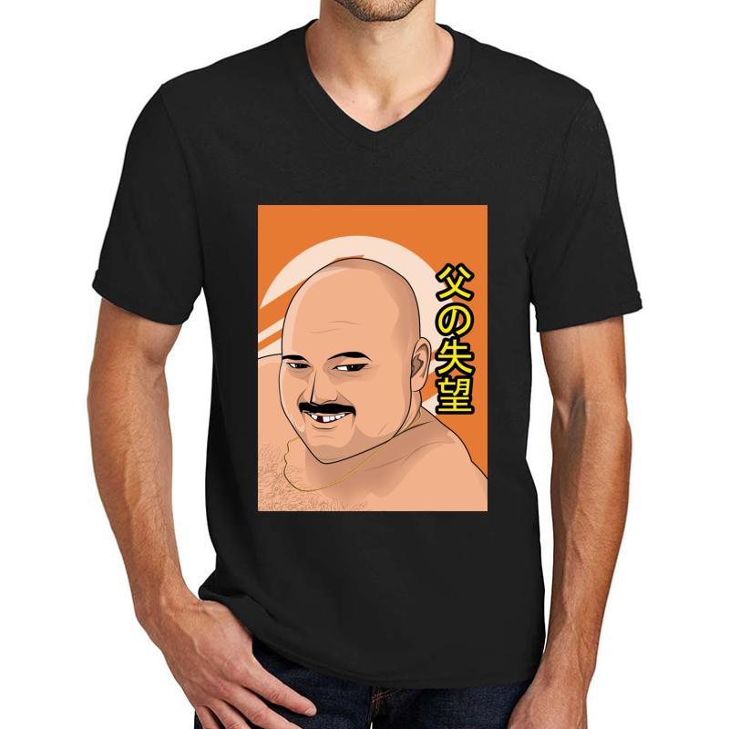 Anime Stav From Cum Town Unisex V-Neck T-Shirt Men Black