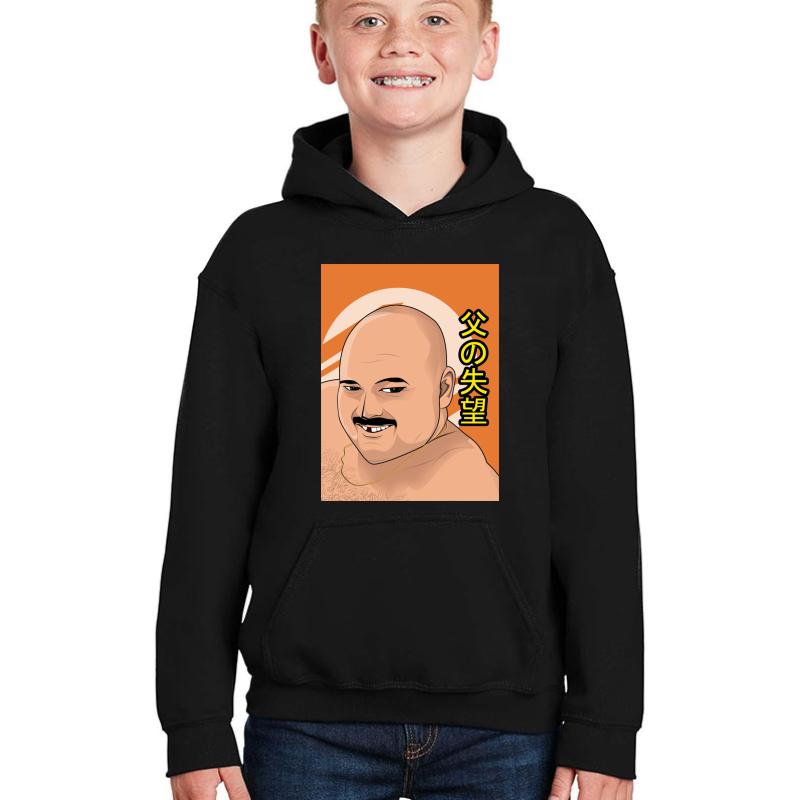 Anime Stav From Cum Town Youth Hooded Sweatshirt Boy Black