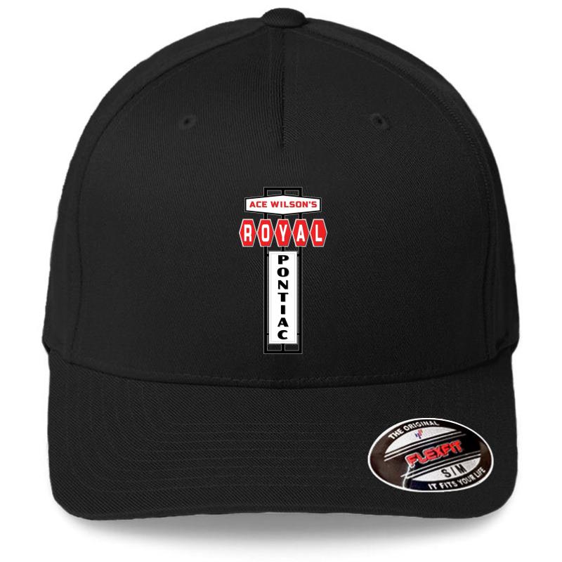 Ace Wilson's Royal Pontiac Dealership Sign Flexfit Baseball Cap  Black