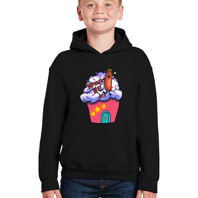 Weenie Hut Youth Hooded Sweatshirt Boy Black