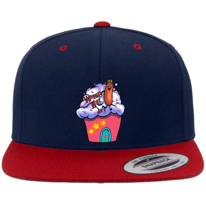 Weenie Hut Premium Flat Bill Snapback Cap  Navy