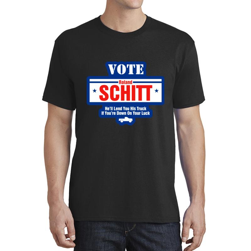 Vote For Roland Schitt Unisex T-Shirt Men Black