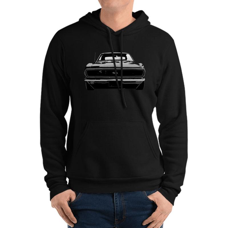 1968 Chevy Camaro Ss Unisex Hooded Sweatshirt Men Black