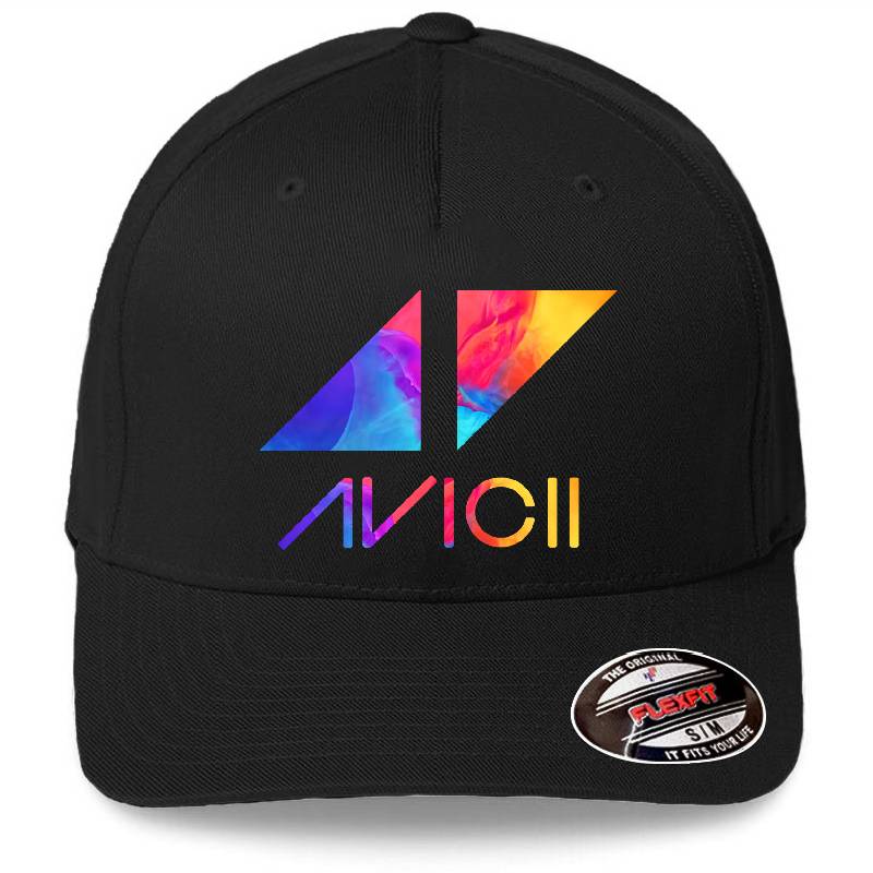 Avicii Text And Logo Colorful Richardson Premium Trucker Snapback Caps