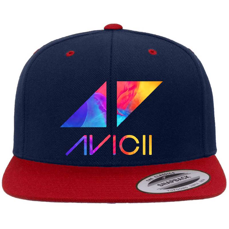 Avicii Text And Logo Colorful Richardson Premium Trucker Snapback Caps