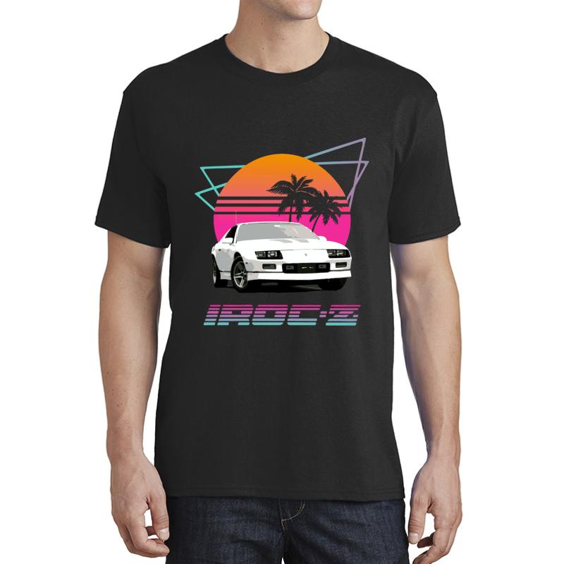 1980'S Retro Wave Chevy Camaro Iroc-Z Unisex T-Shirt Men Black