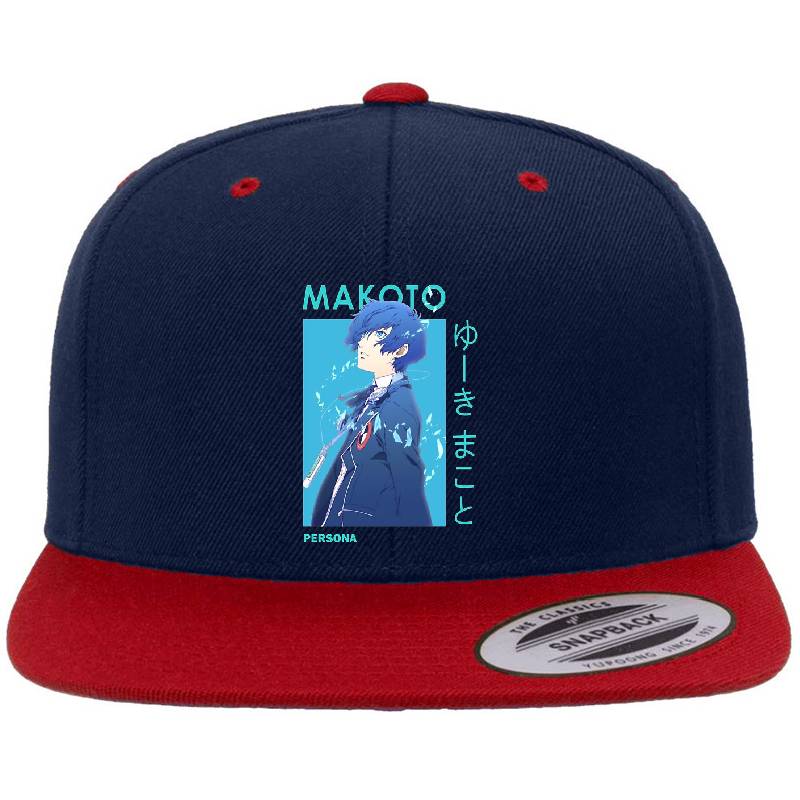 Makoto Yuki Minato Blue Haired Persona 3 Protagonist Richardson Premium Trucker Snapback Caps