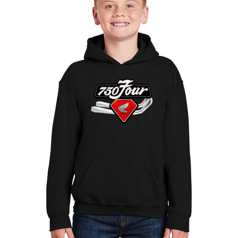 The Sublime 750 Four By Motormaniac Youth Hooded Sweatshirt Boy Black