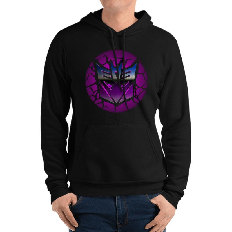 Transformers Decepticon Unisex Hooded Sweatshirt Men Black