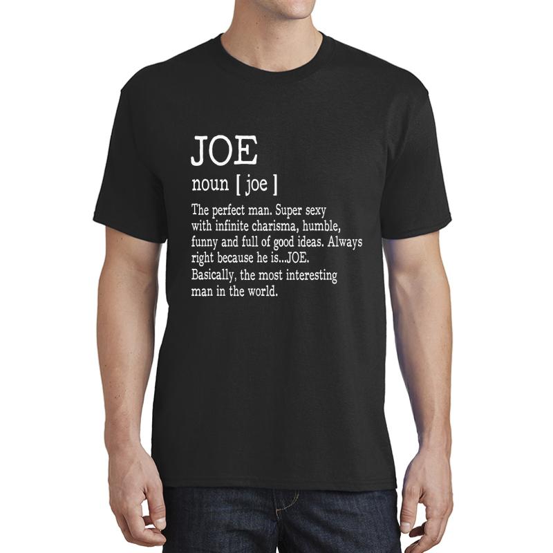 Adult Definition - First Name Joe Men Funny Unisex T-Shirt Men Black