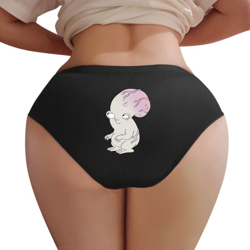 American Dad Rogu Women Underwear Panties Women Black