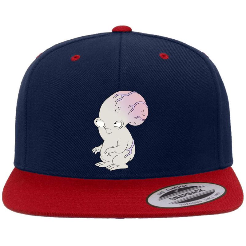 American Dad Rogu Premium Flat Bill Snapback Cap  Navy