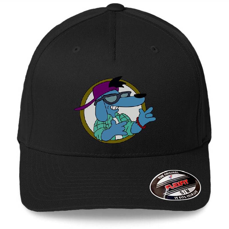 Retro Poochie the Dog Richardson Premium Trucker Snapback Caps