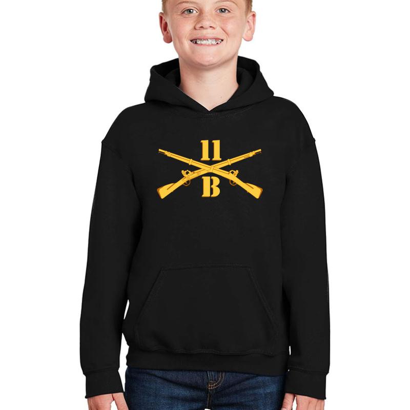 The Us Army Infantry Youth Hooded Sweatshirt Boy Black