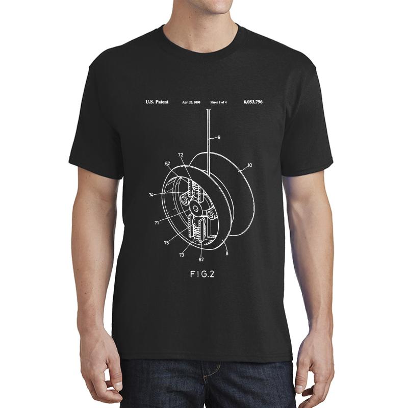 Yoyo Unisex T-Shirt Men Black