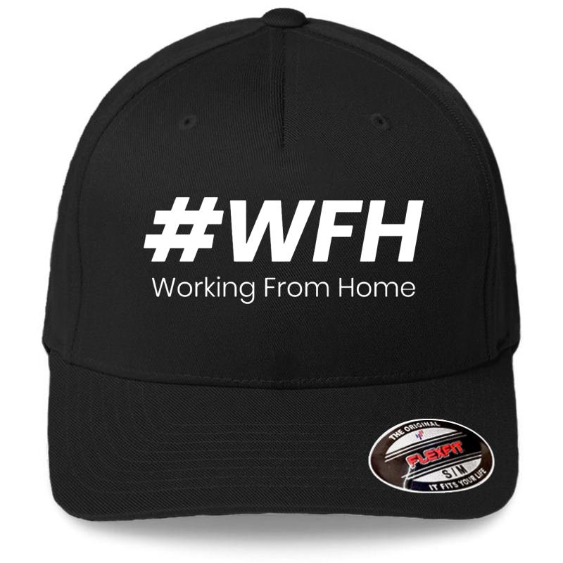 Wfh Flexfit Baseball Cap  Black