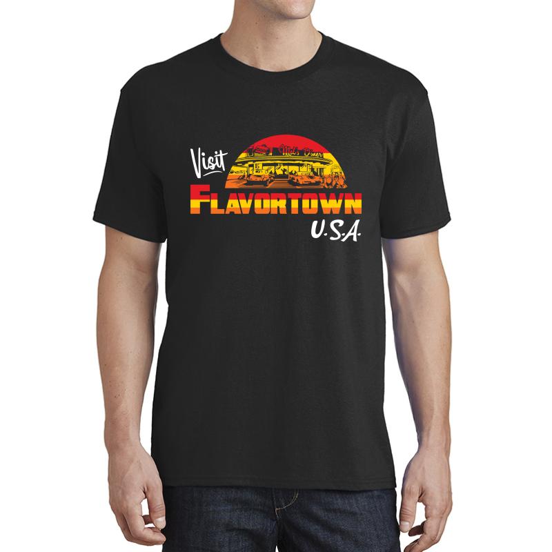 Visit Flavortown Usa Unisex T-Shirt Men Black